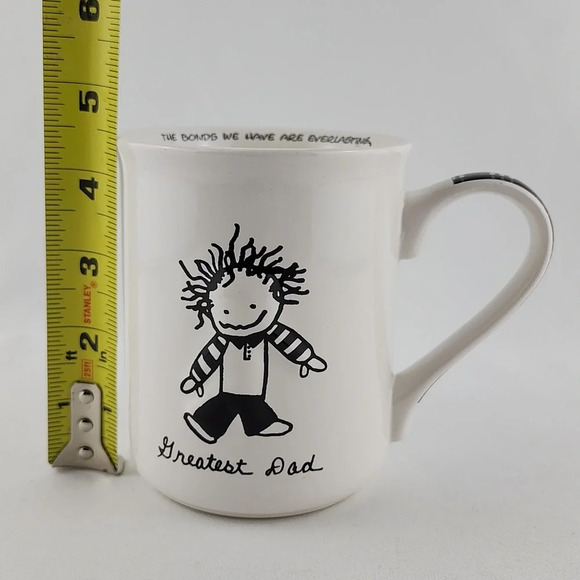 Children Of The Inner Light White Greatest Dad Porcelaine Mug Black White 16oz - Picture 13 of 15